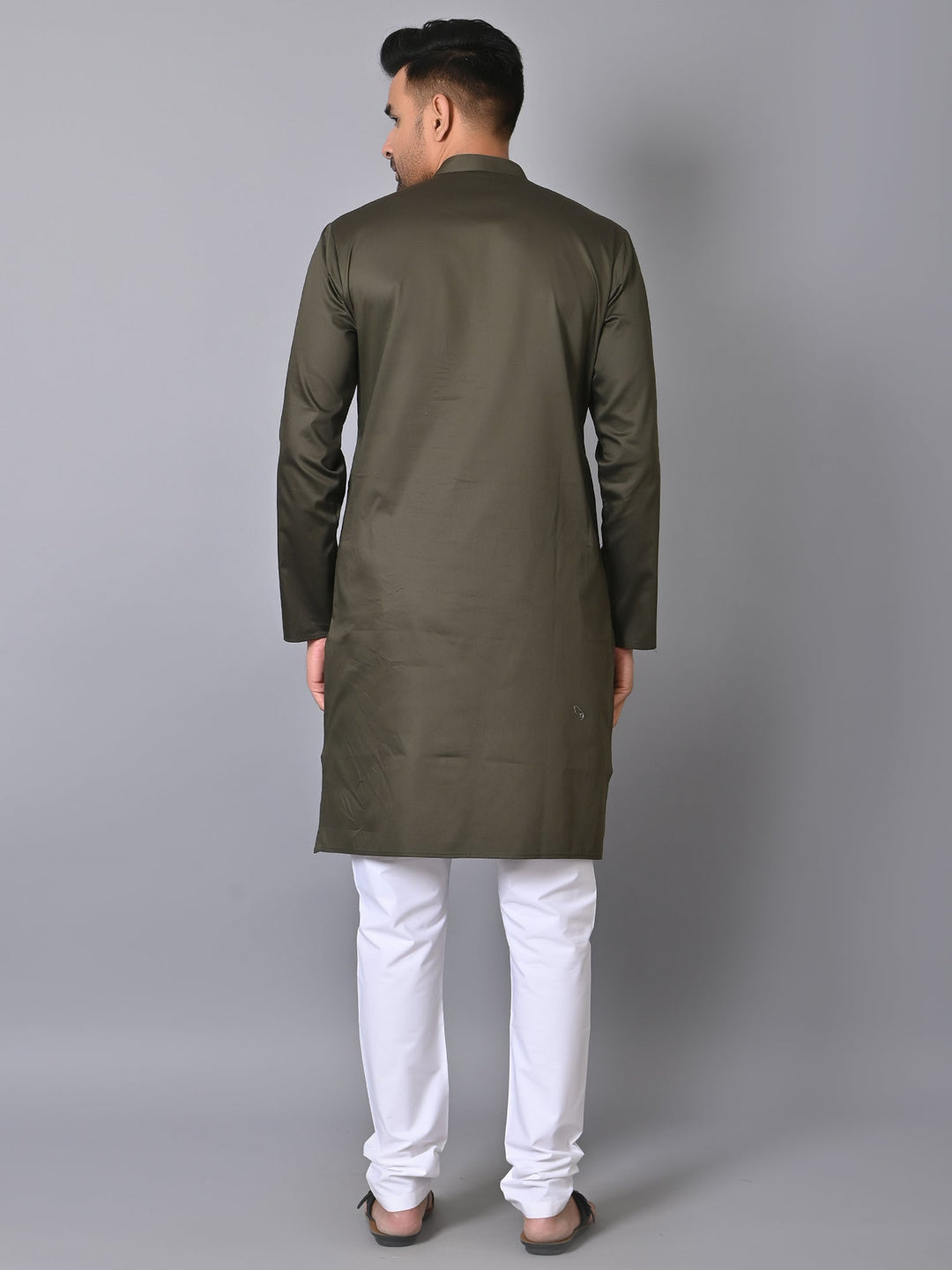 Solid Green Kurta Set