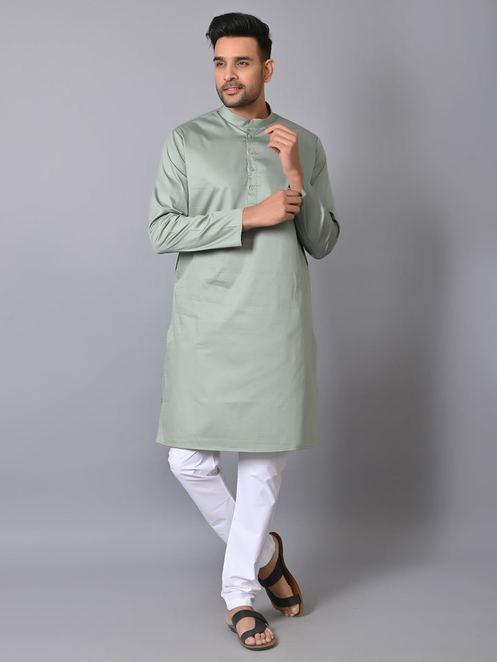 Solid Green Kurta Set