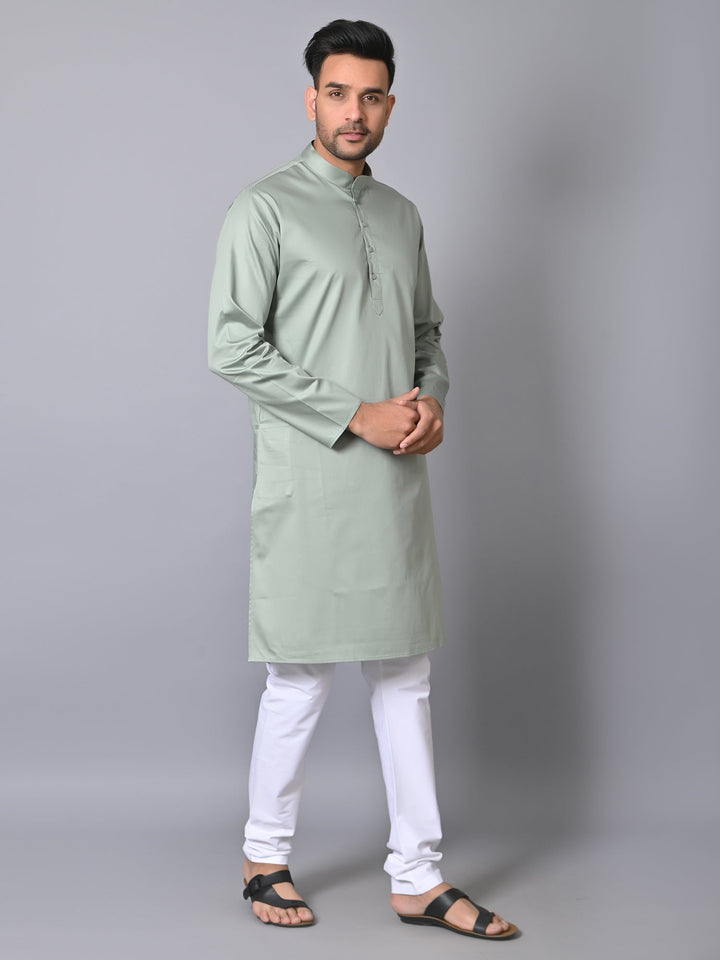 Solid Green Kurta Set