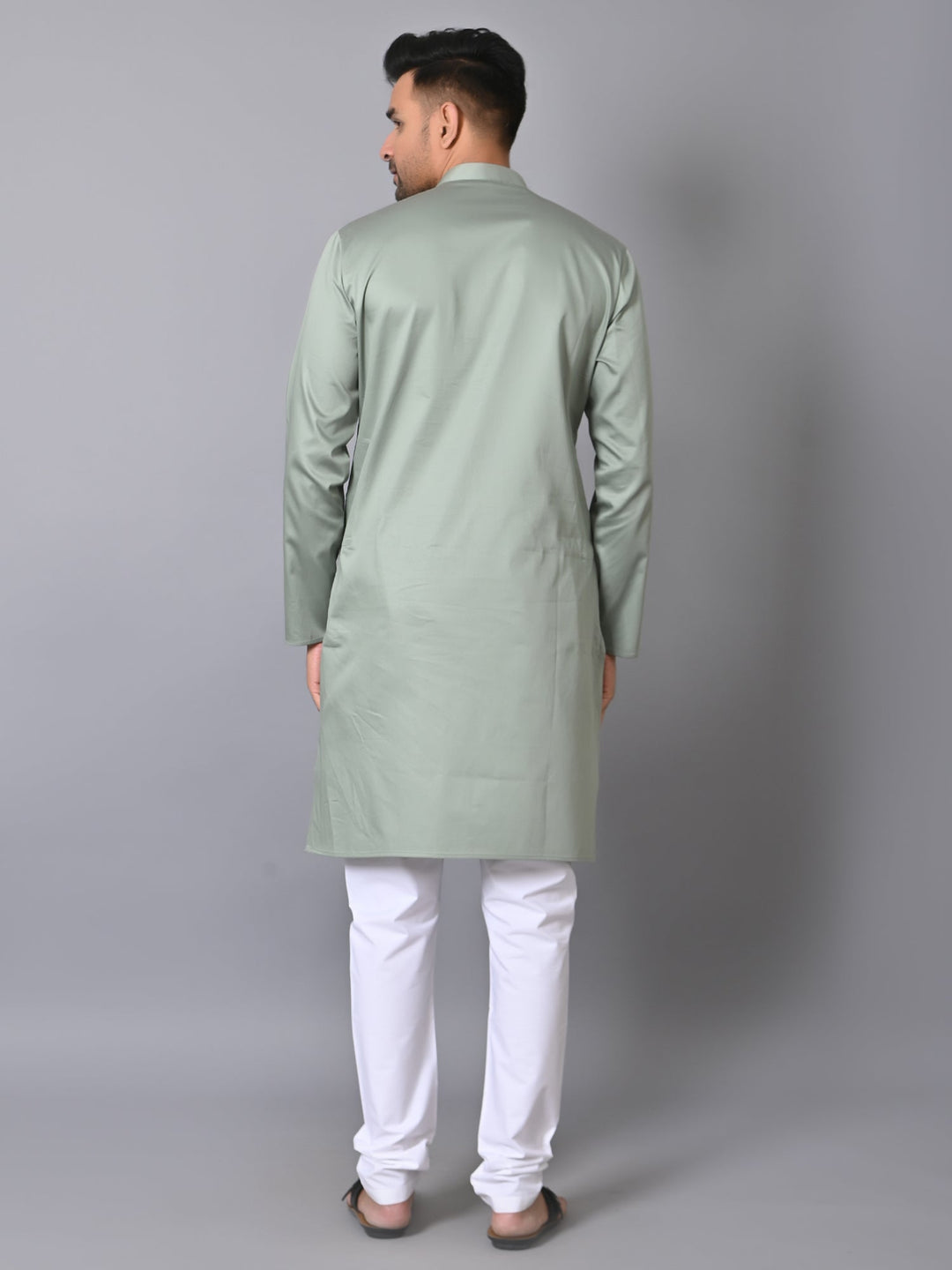 Solid Green Kurta Set