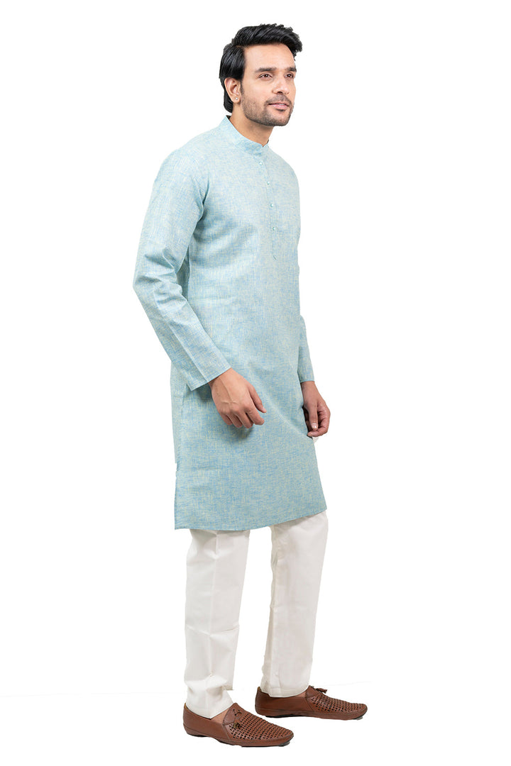 Solid Blue Kurta Set