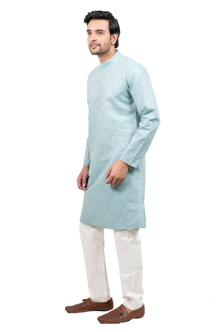 Solid Blue Kurta Set