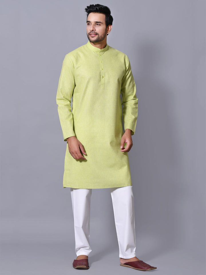 Solid Green Kurta Set