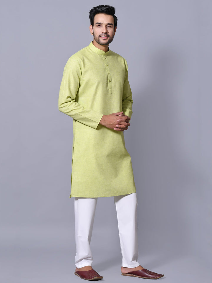 Solid Green Kurta Set