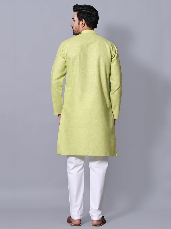 Solid Green Kurta Set