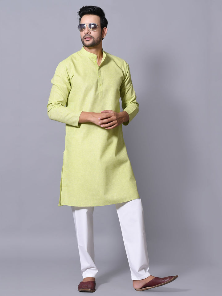 Solid Green Kurta Set