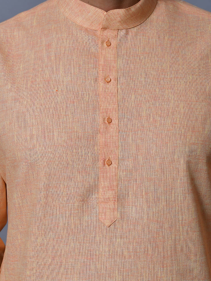 Solid Orange Kurta Set