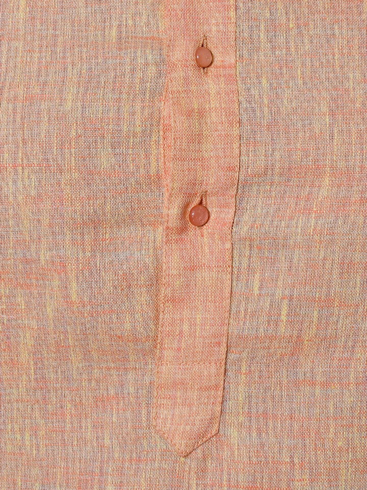 Solid Orange Kurta Set