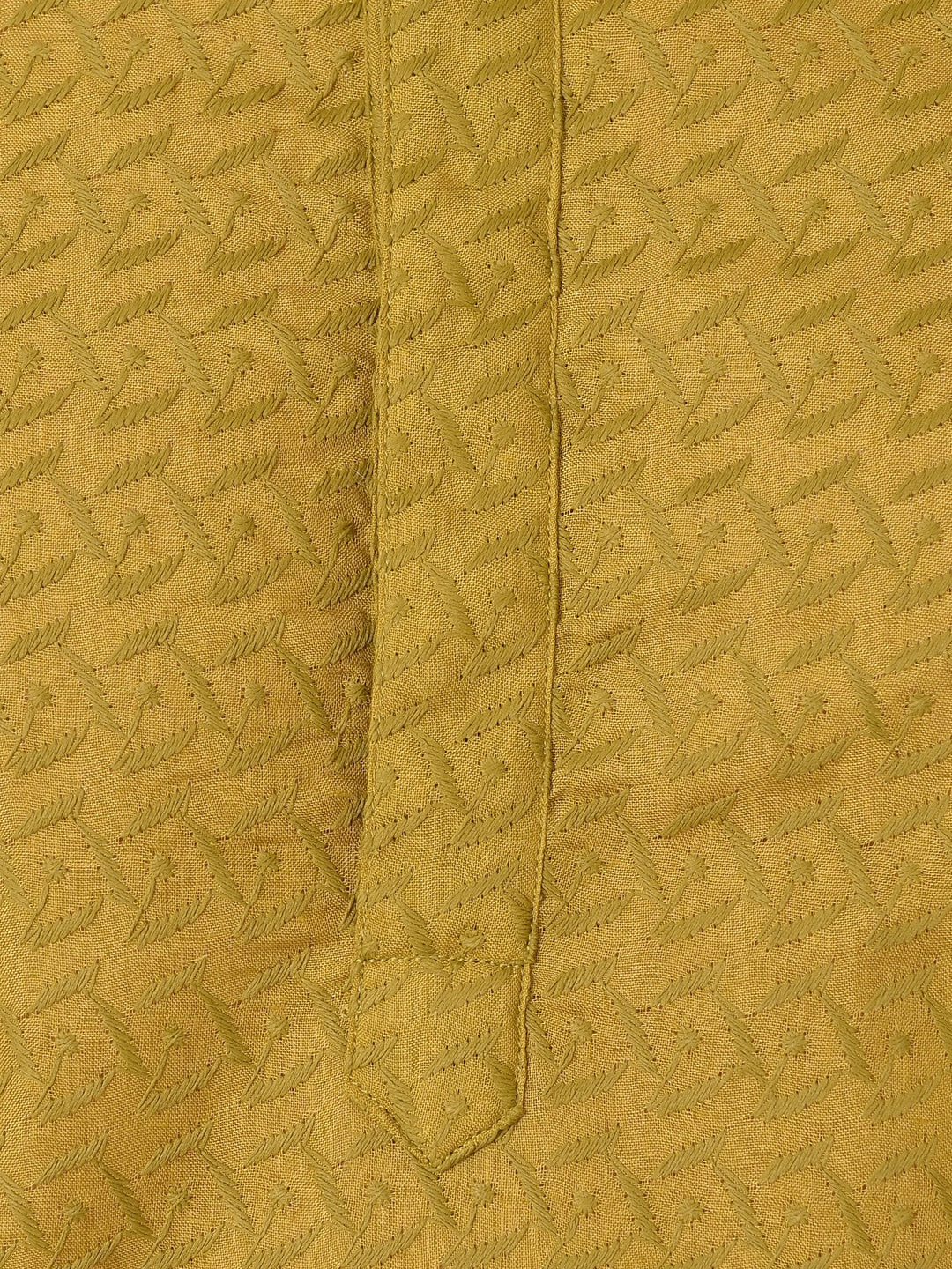 Chikan Green Kurta Set