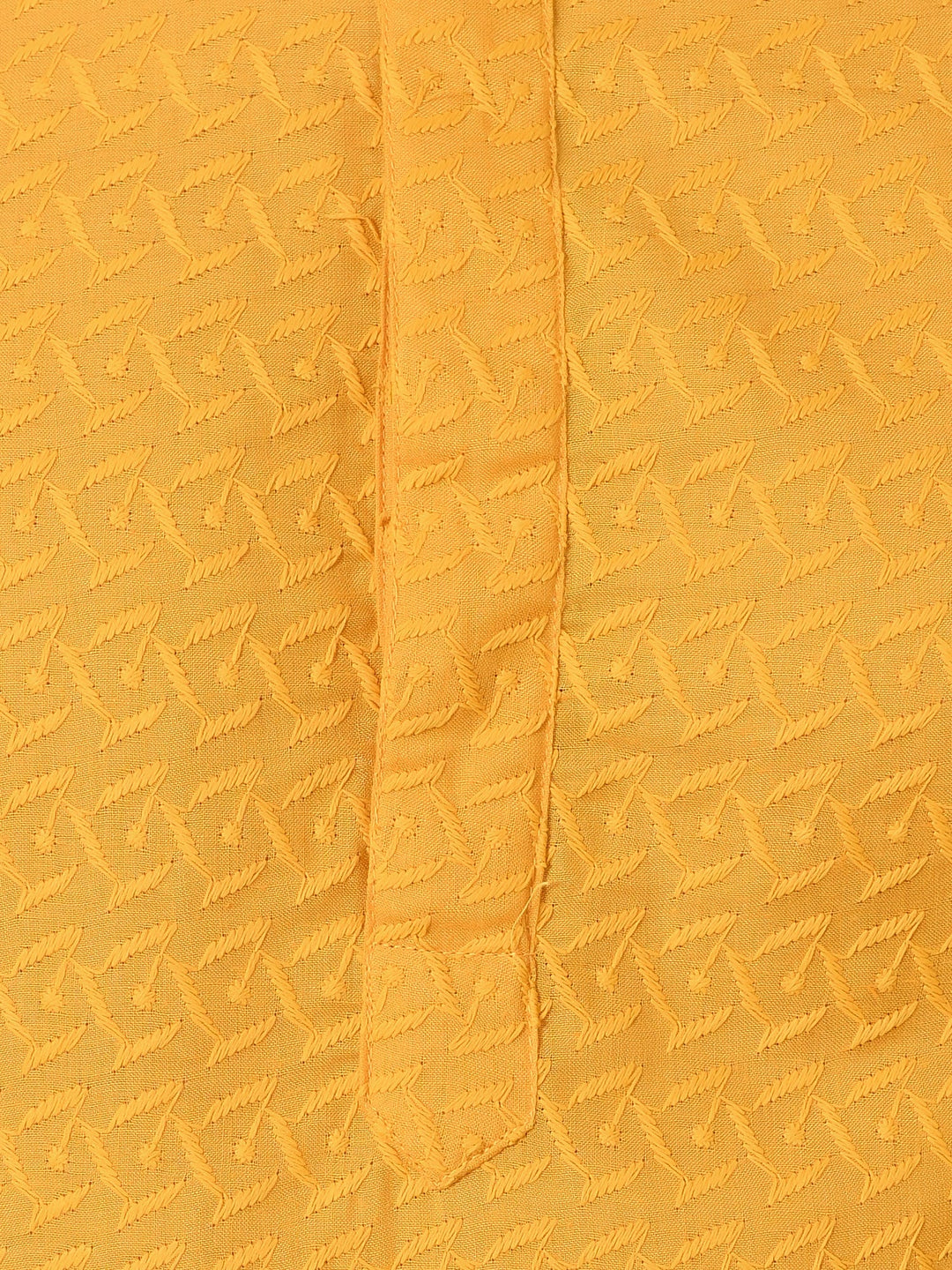 Chikan Yellow Kurta Set