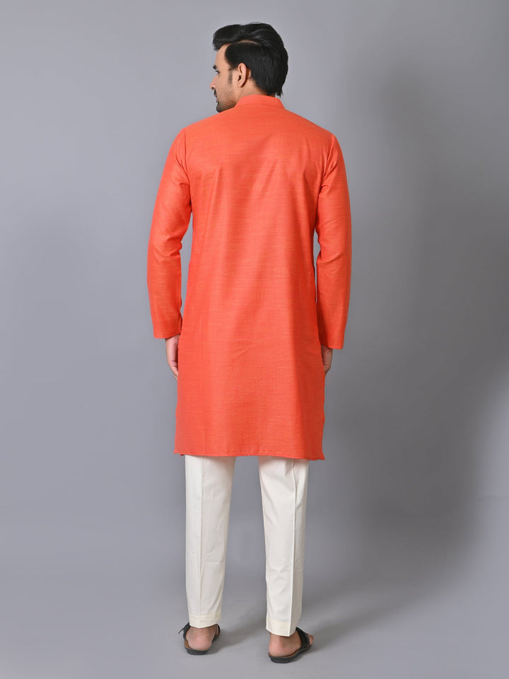 Solid Red Kurta Set