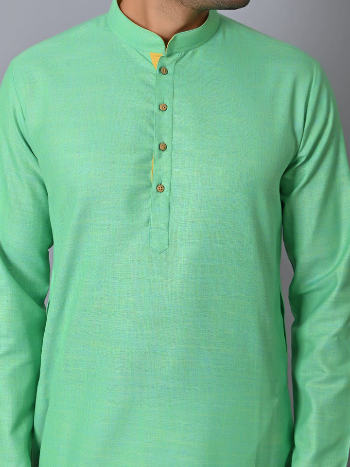 Solid Green Kurta Set