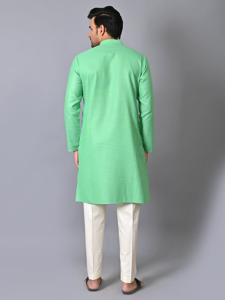 Solid Green Kurta Set