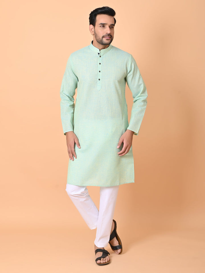 Solid Green Kurta Set