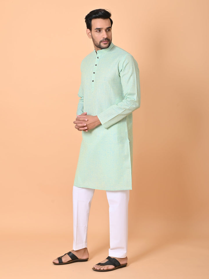 Solid Green Kurta Set