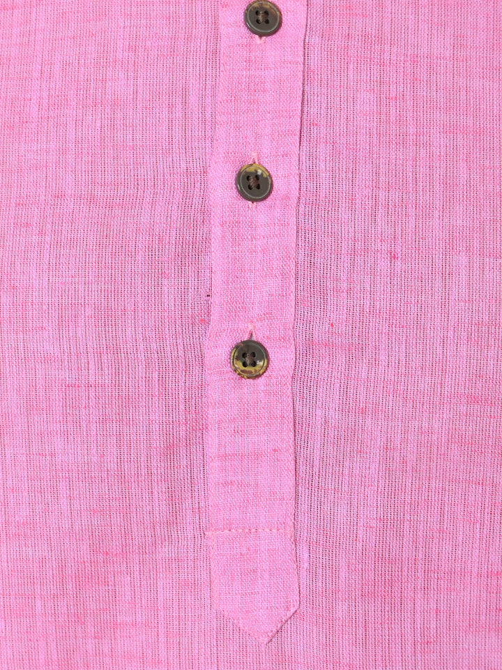 Solid Pink Kurta Set