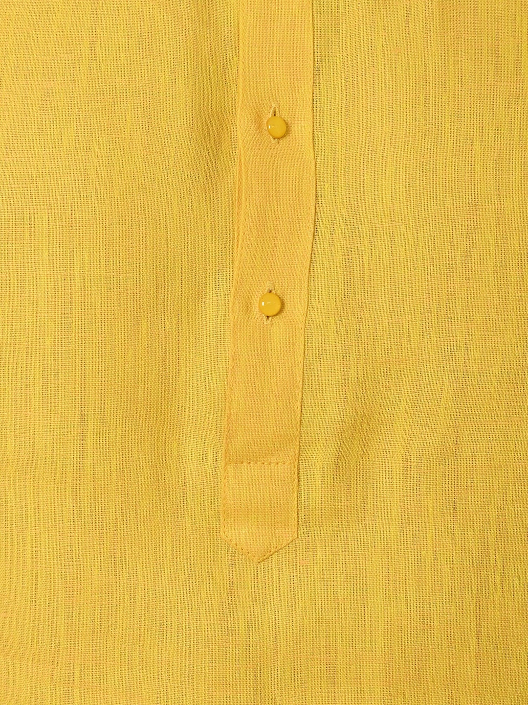 Solid Mustard Kurta Set