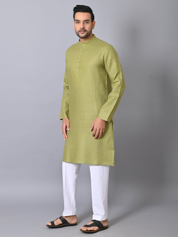 Solid Green Kurta Set