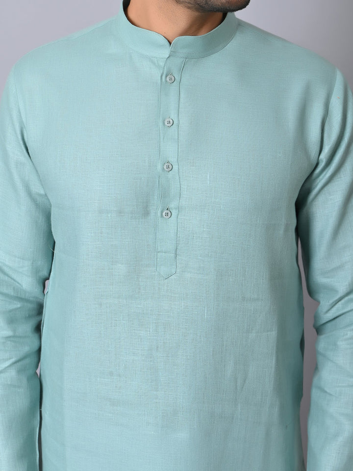 Solid Green Kurta Set