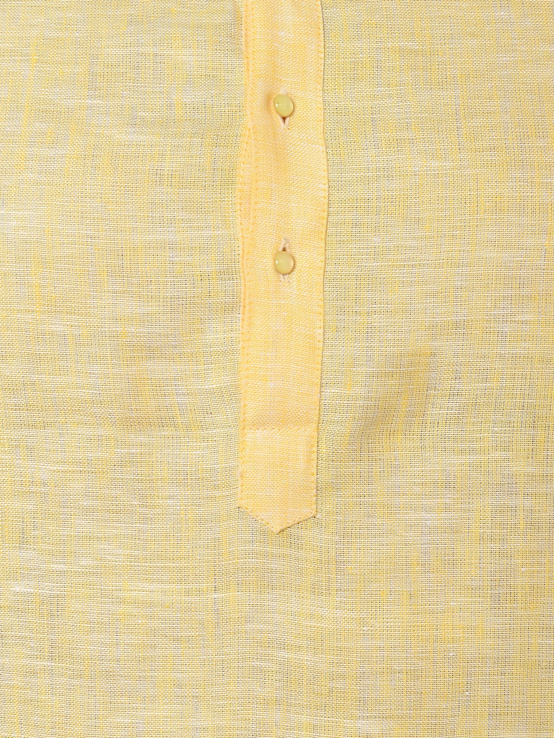 Solid Yellow Kurta Set