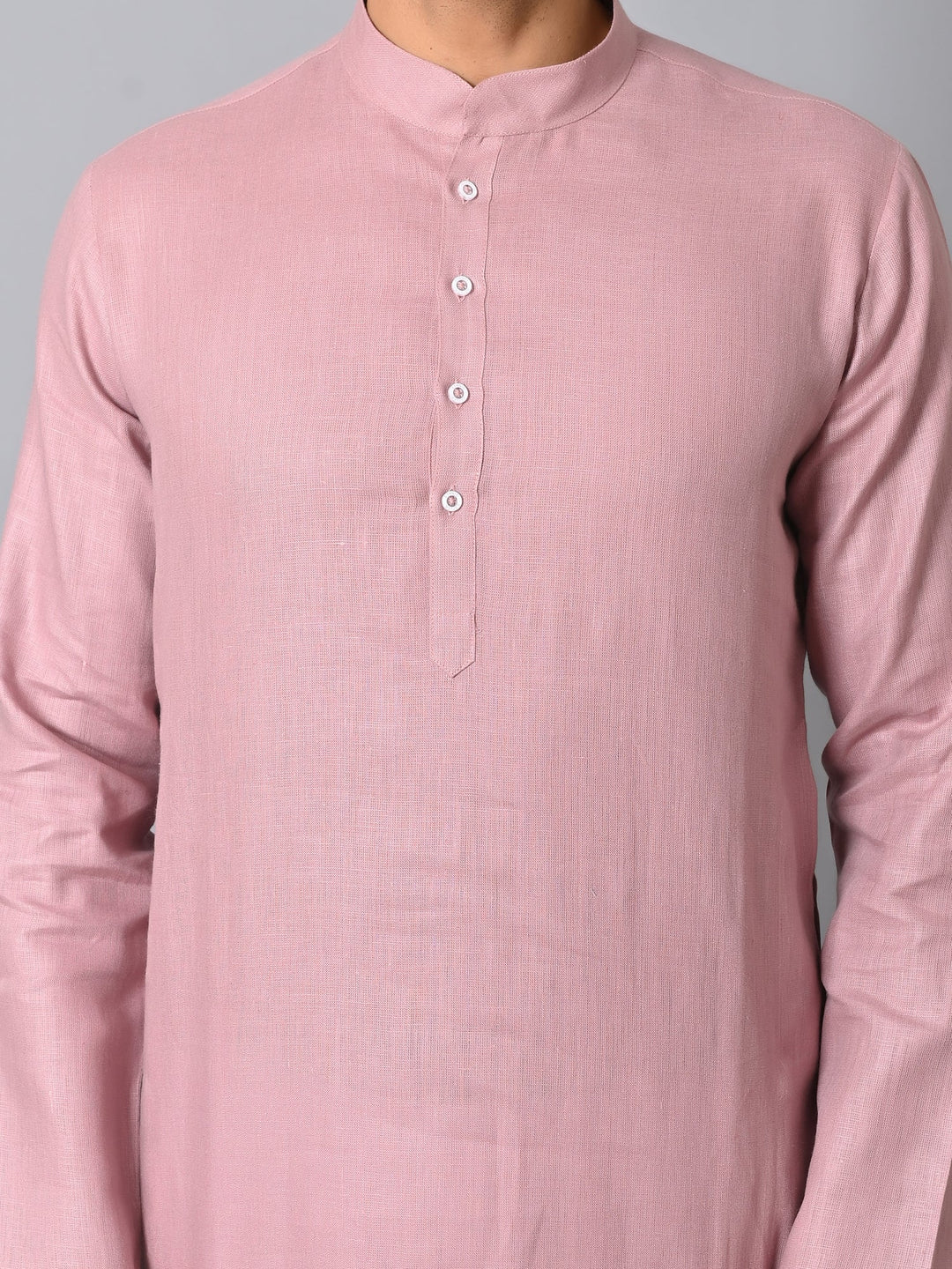 Solid Pink Kurta Set