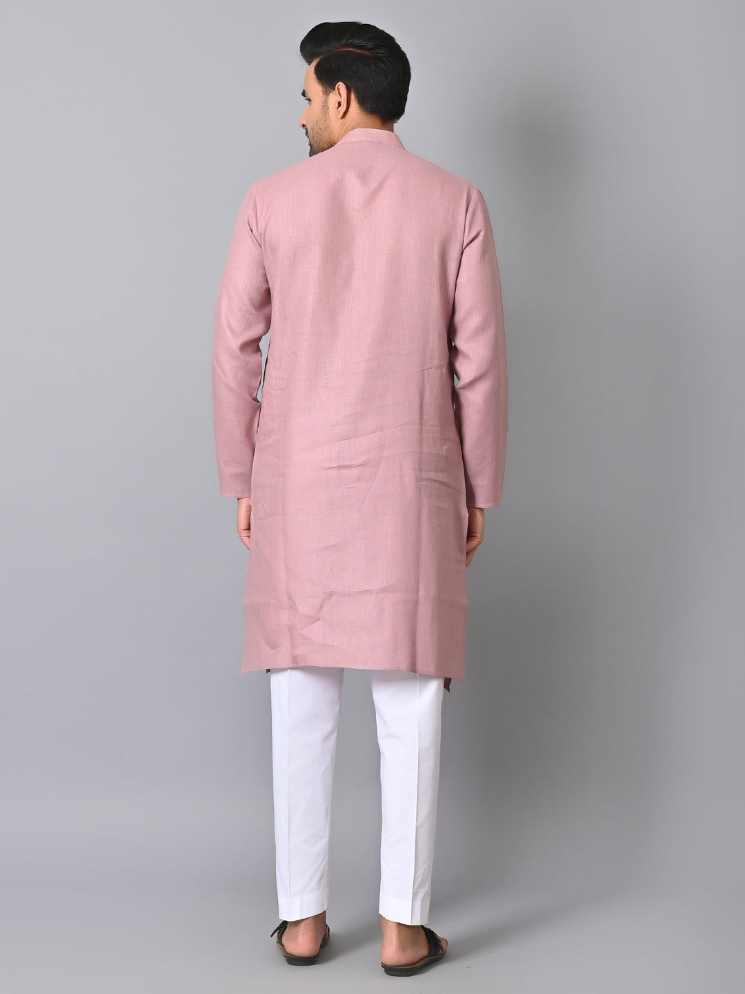 Solid Pink Kurta Set