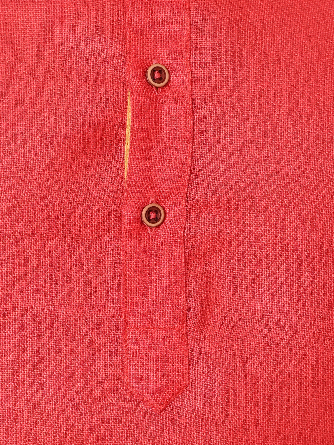 Solid Red Kurta Set