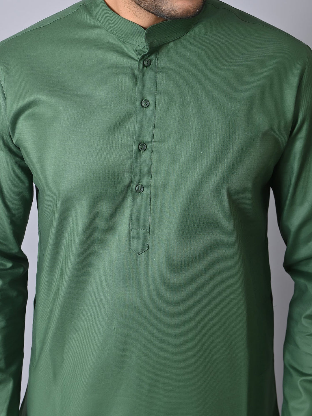 Solid Green Kurta Set