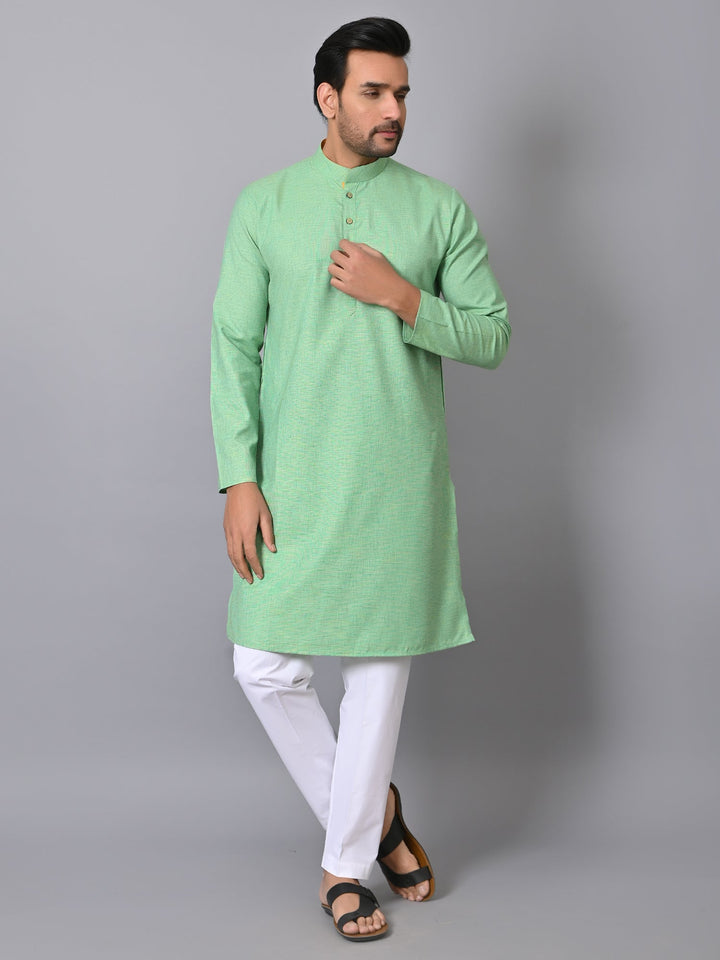 Solid Green Kurta Set