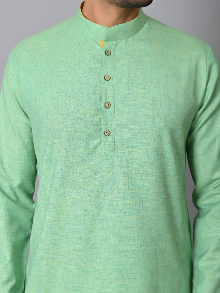 Solid Green Kurta Set