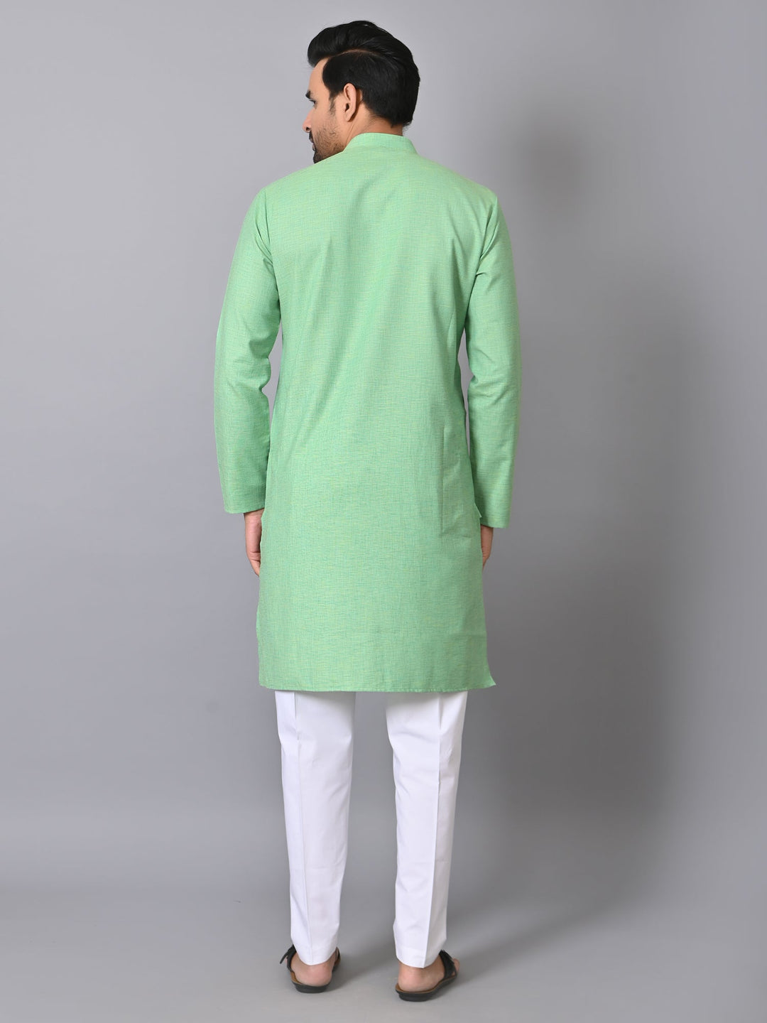 Solid Green Kurta Set