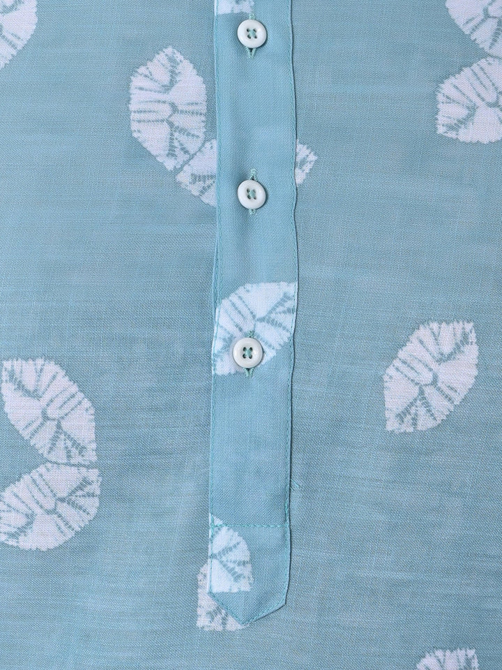 Floral Green Kurta Set