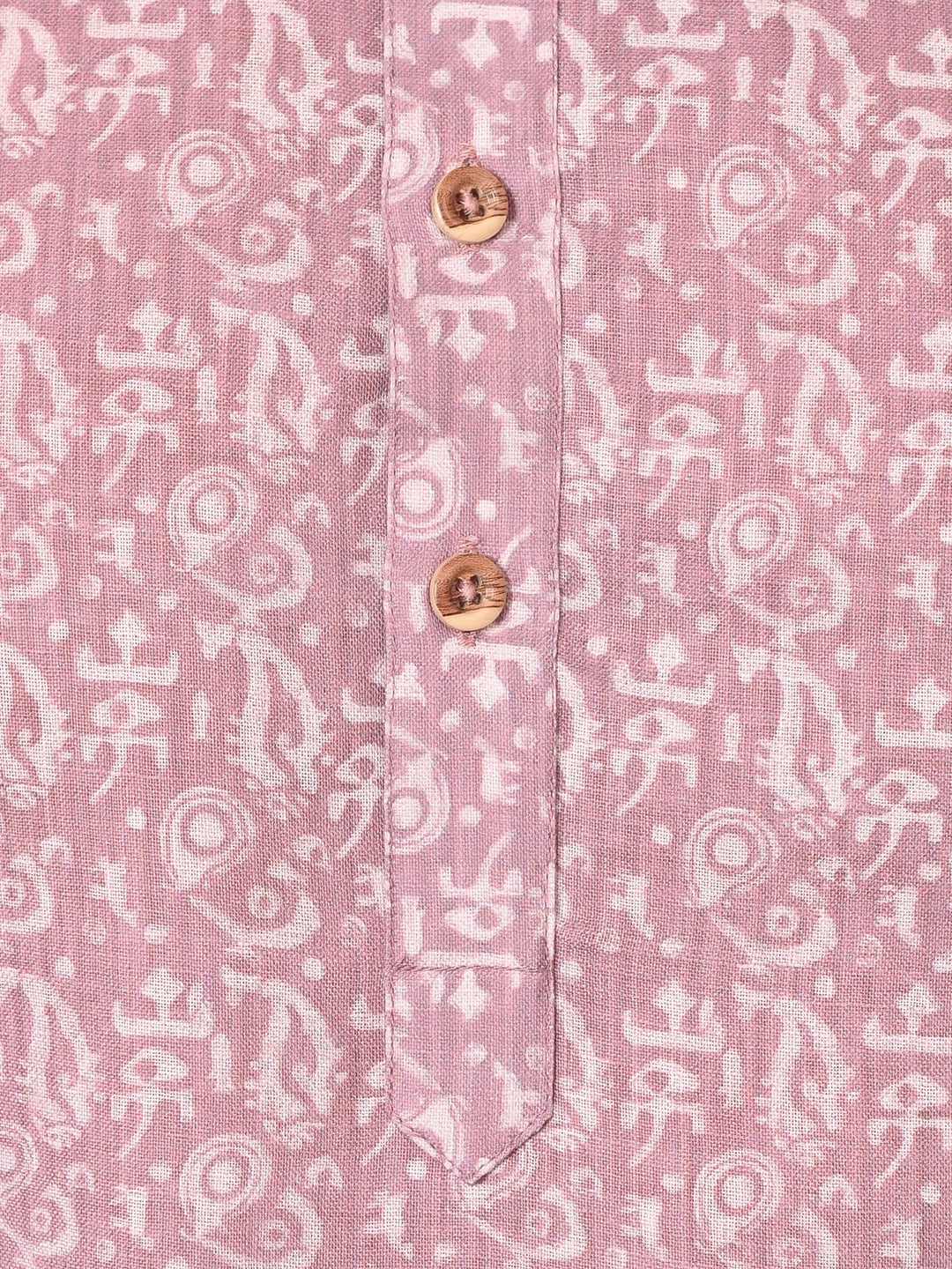 Ethnic Motifs Pink Kurta Set