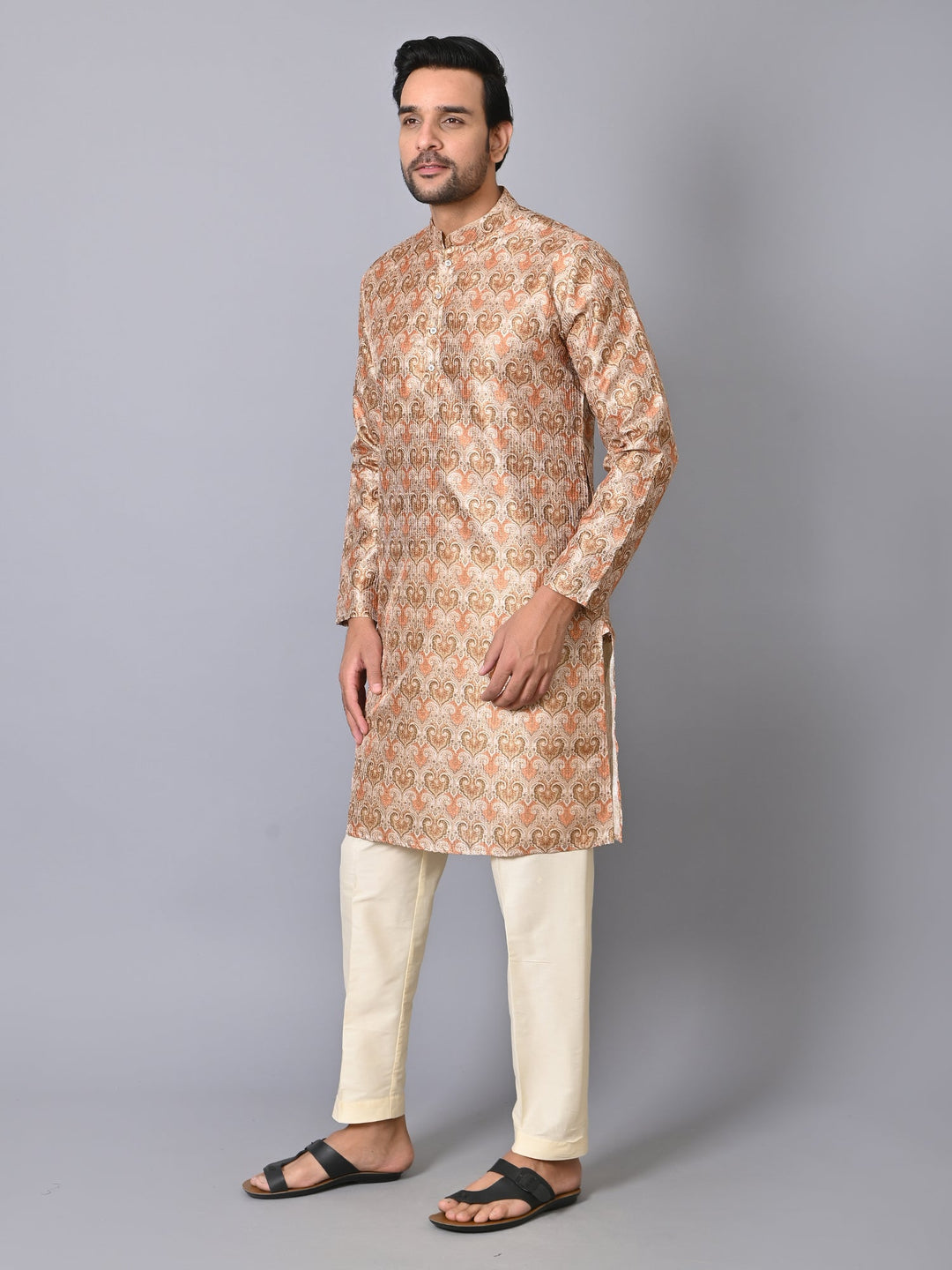 Ethnic Motifs Yellow Kurta Set