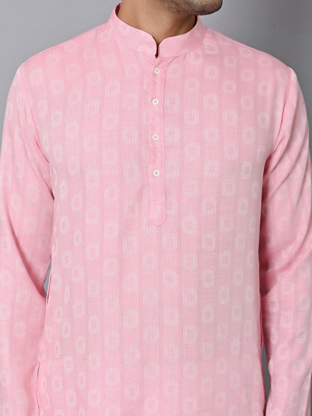 Striped Pink Kurta Set