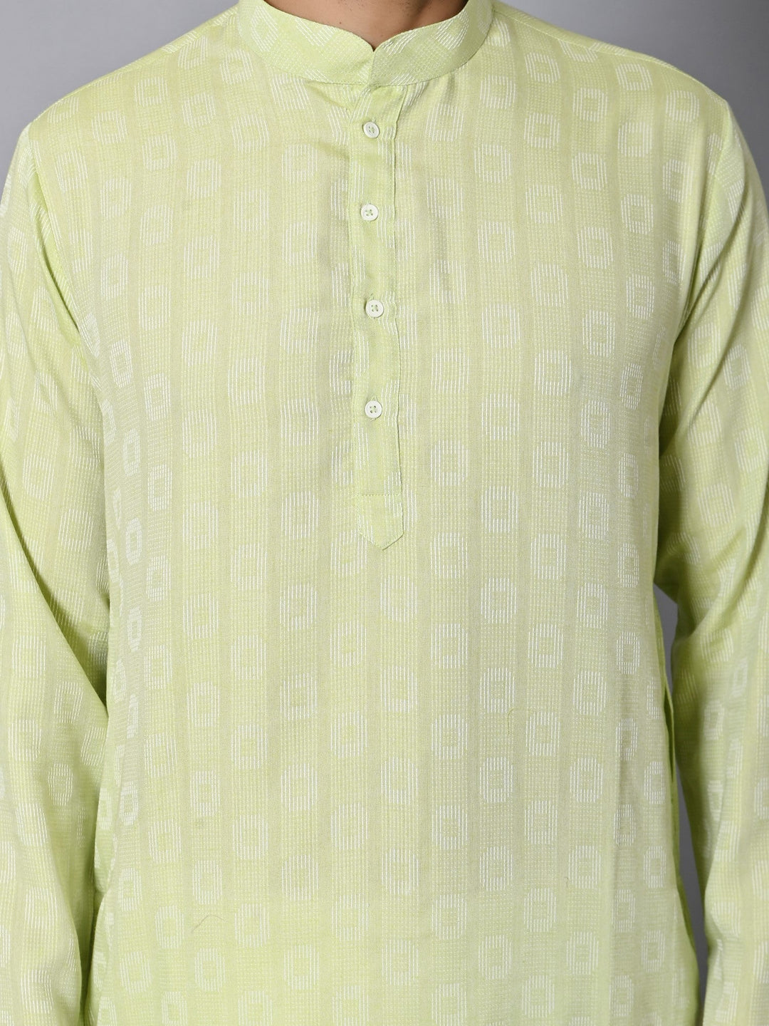 Striped Green Kurta Set