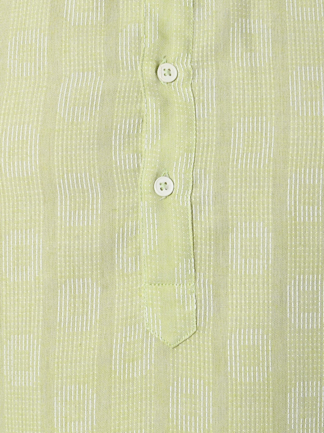 Striped Green Kurta Set