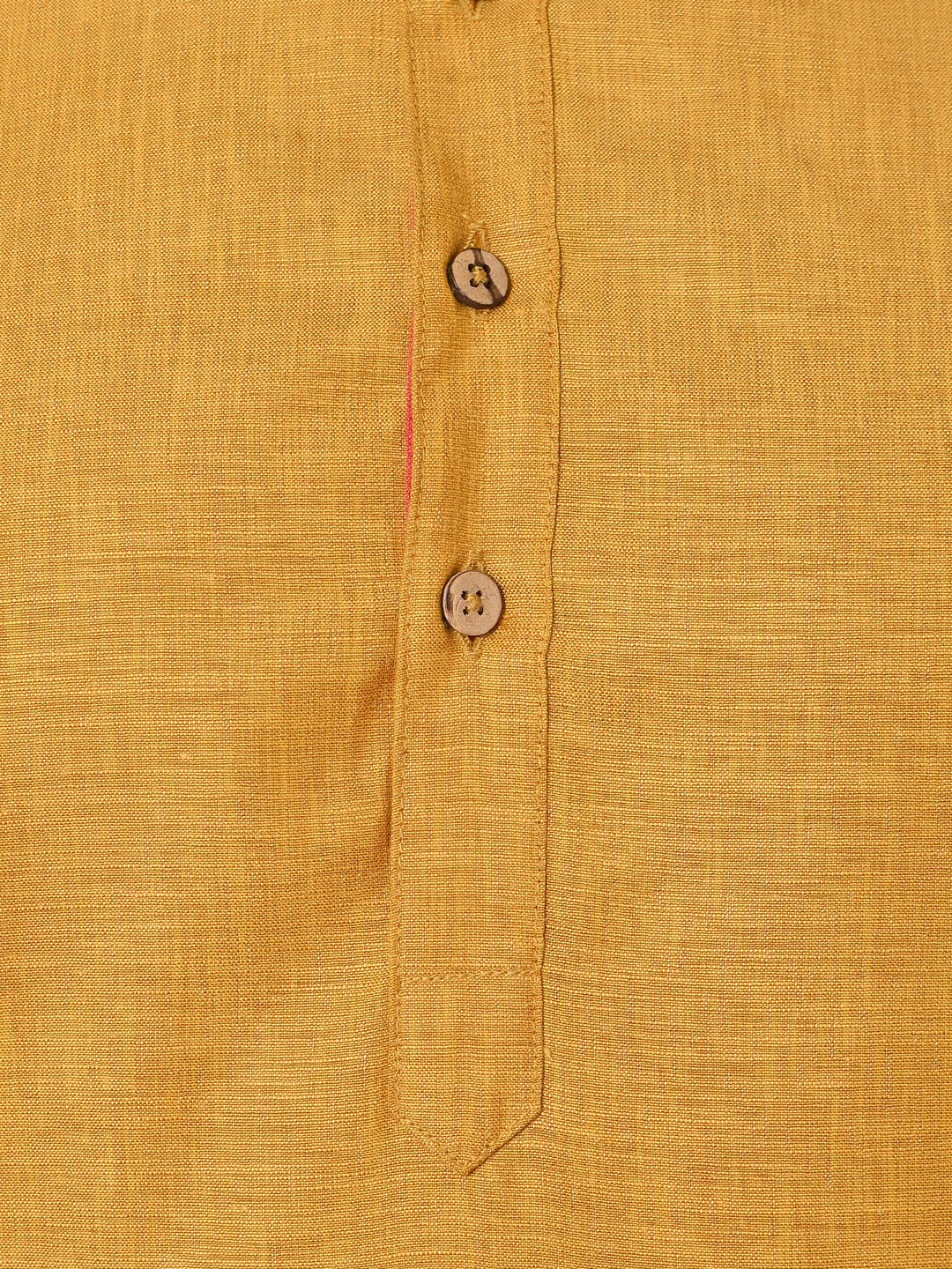 Solid Mustard Kurta Set