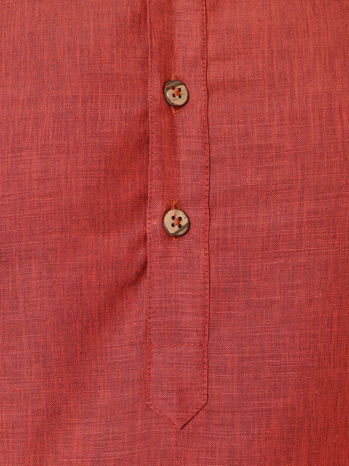 Solid Maroon Kurta Set