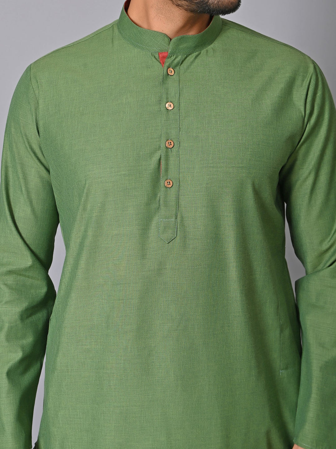 Solid Green Kurta Set