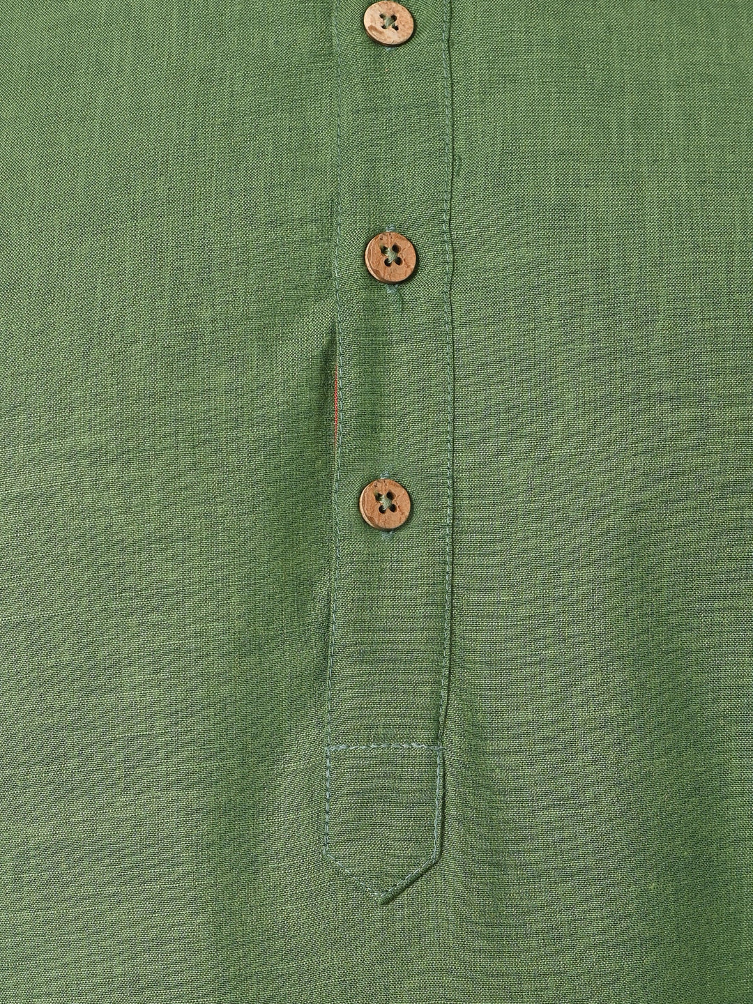 Solid Green Kurta Set