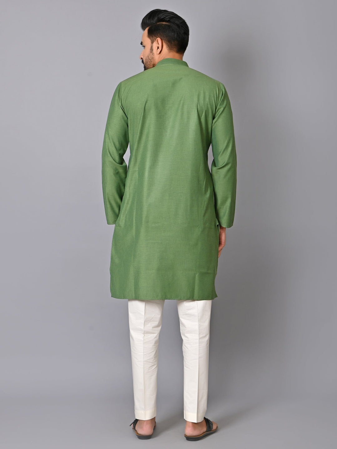 Solid Green Kurta Set