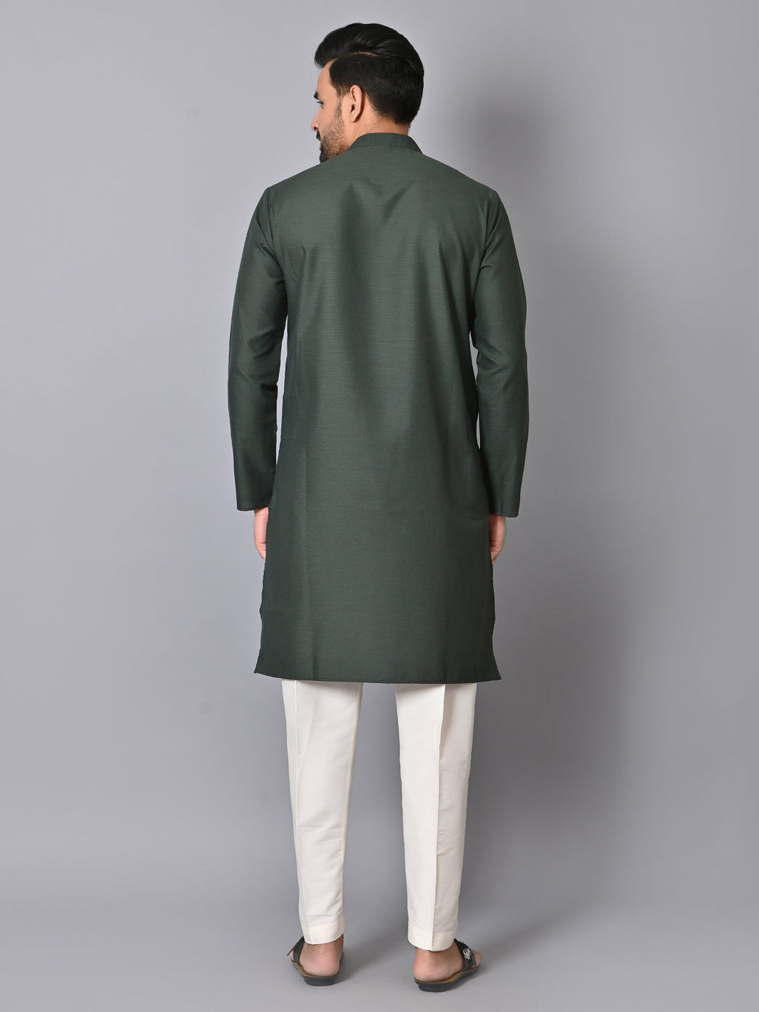 Solid Green Kurta Set