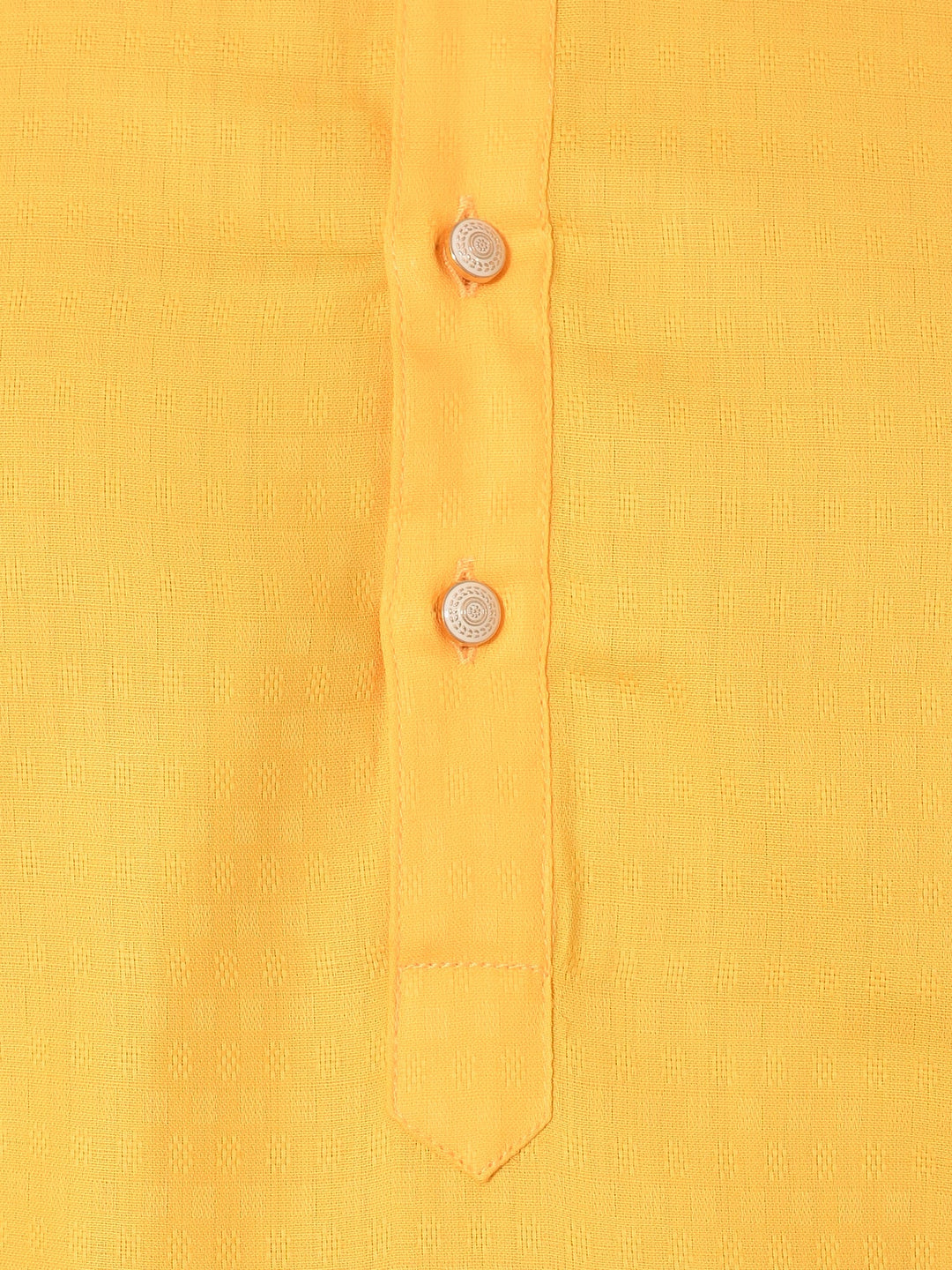 Geometric Yellow Kurta Set