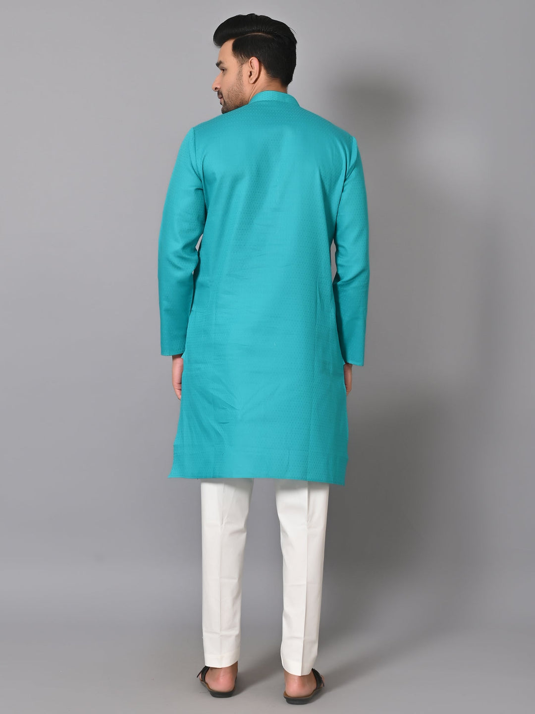 Geometric Green Kurta Set