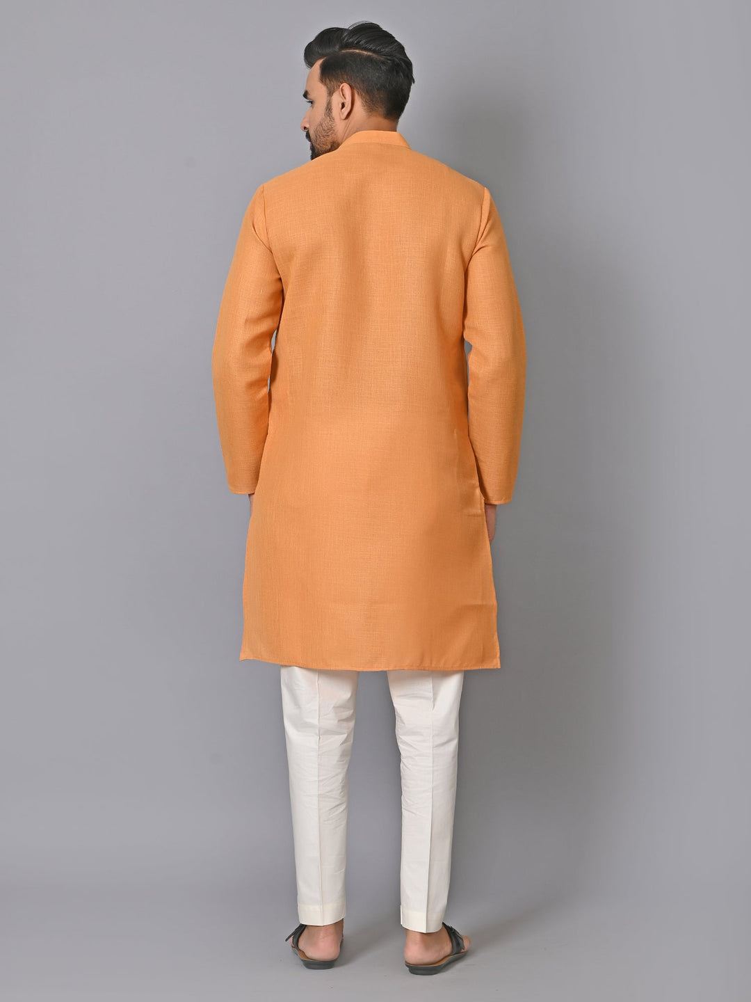 Solid Mustard Kurta Set