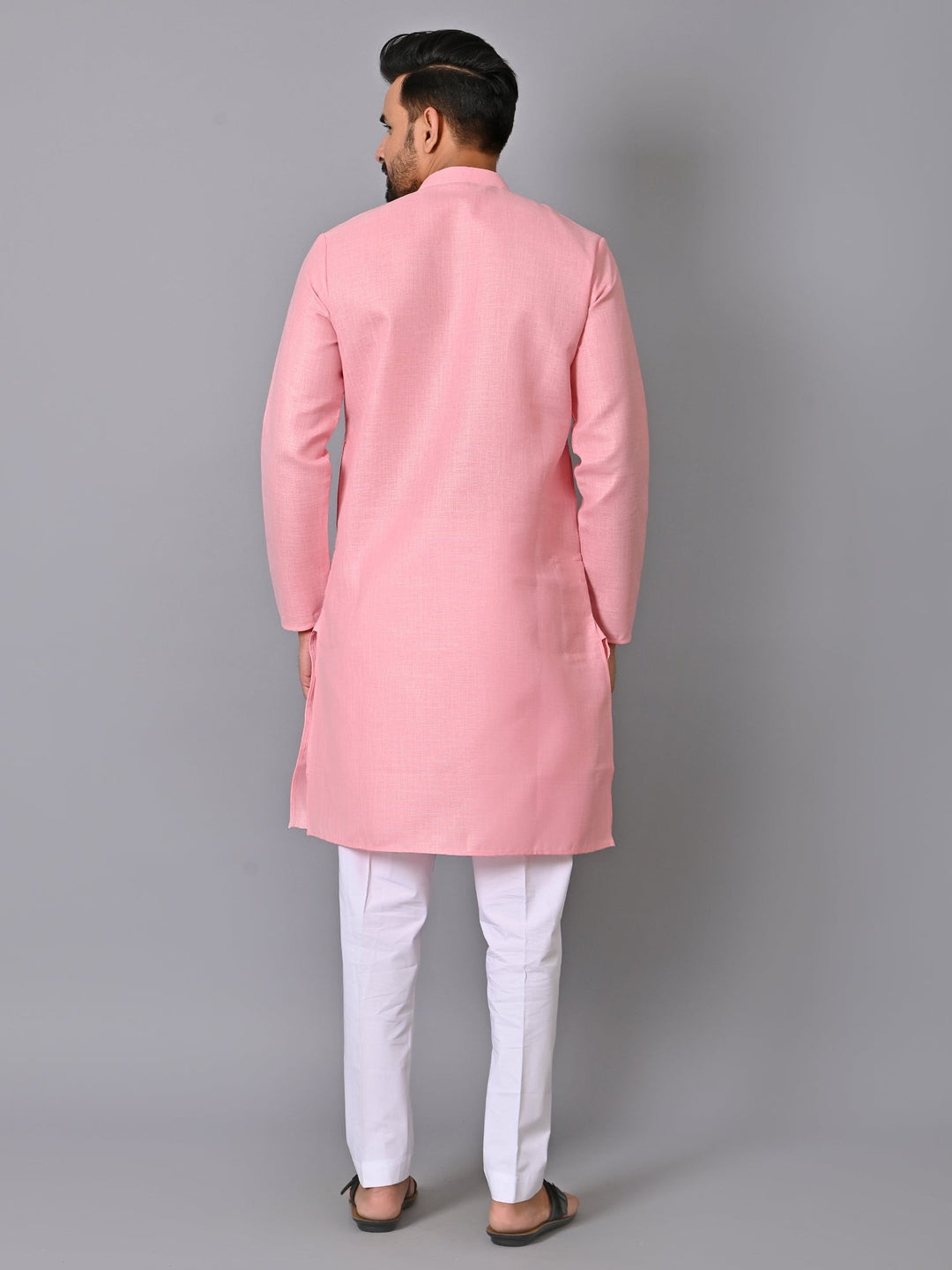 Solid Pink Kurta Set