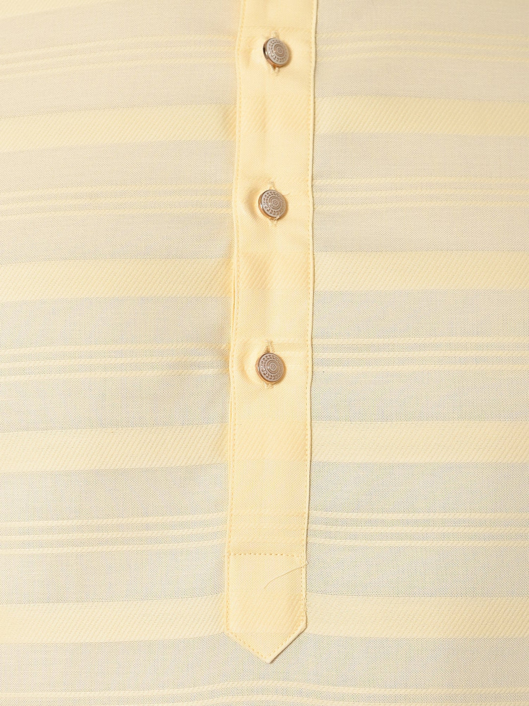 Striped Yellow Kurta Set