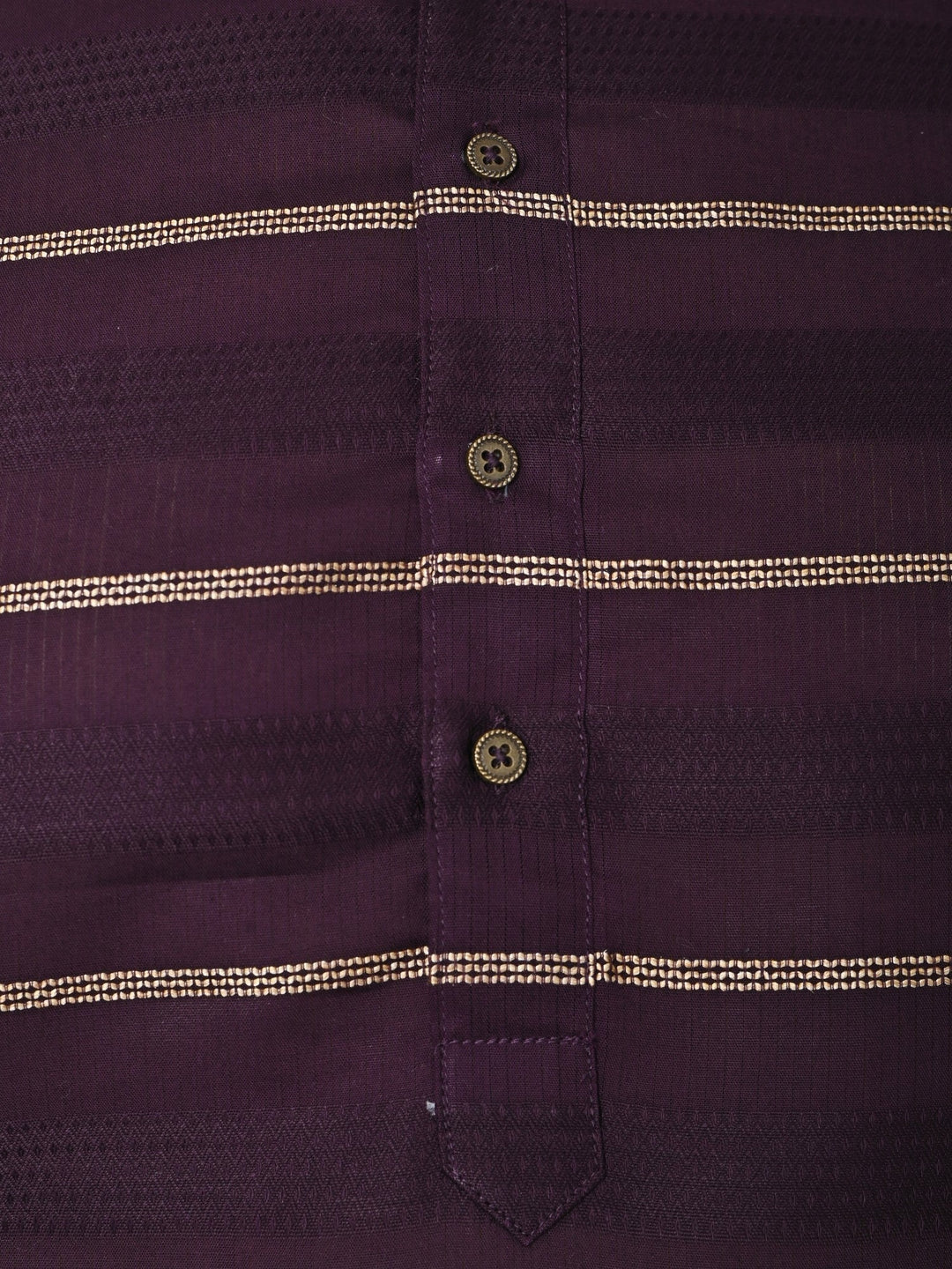 Striped Purple Kurta Set