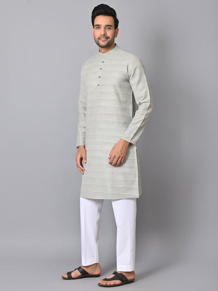 Striped Green Kurta Set